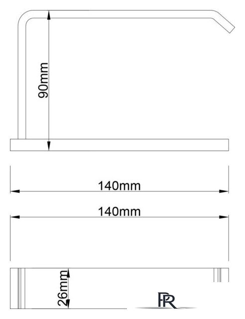 Набор аксессуаров для ванной Lauter 21SH7062 + 21SH7052 + 21SH7102 (Matt Black, 3 предмета) - Изображение №15 — Интернет-магазин ПроЗаказ