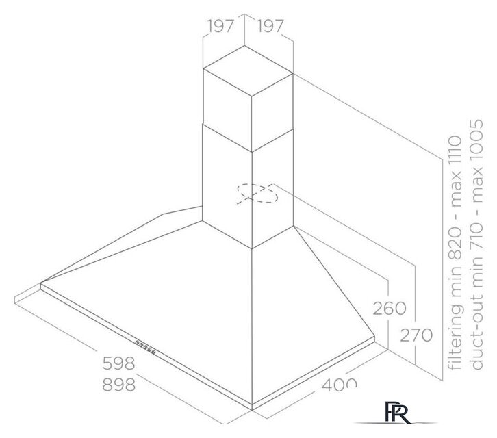 Кухонная вытяжка Elica Tamaya Rail ANBR/A/90 PRF0177406 - Изображение №2 — Интернет-магазин ПроЗаказ