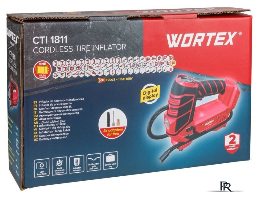 Автомобильный компрессор Wortex CTI 1811 ALL1 1325446 (с 1-им АКБ) - Изображение №2 — Интернет-магазин ПроЗаказ
