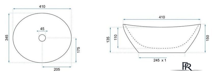 Умывальник Rea REAU8749 - Изображение №6 — Интернет-магазин ПроЗаказ