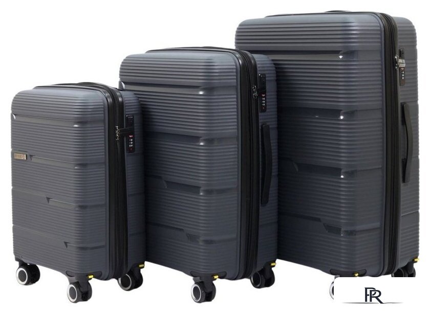 Чемодан-спиннер Pride РР-203 (M, серый) - Изображение №9 — Интернет-магазин ПроЗаказ