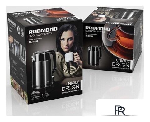 Электрический чайник Redmond (Редмонд) RK-M158 (черный) - Изображение №2 — Интернет-магазин ПроЗаказ