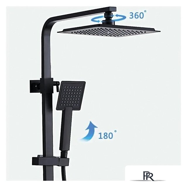 Душевая система  Ledeme L2424B - Изображение №2 — Интернет-магазин ПроЗаказ