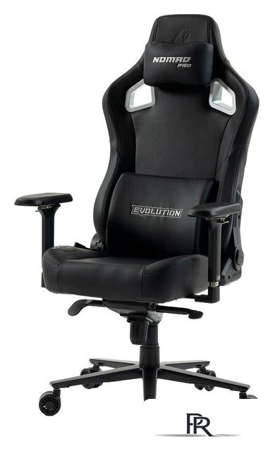 Игровое (геймерское) кресло Evolution Nomad PRO Apex (черный) - Изображение №8 — Интернет-магазин ПроЗаказ