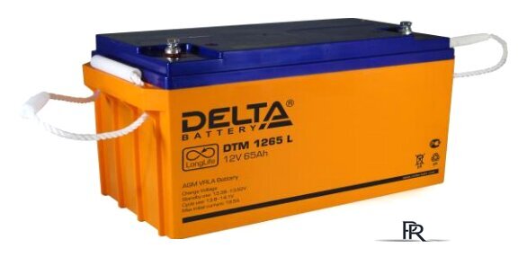 Аккумулятор для ИБП Delta DTM 1265 L (12В/65 А·ч) - Изображение №1 — Интернет-магазин ПроЗаказ
