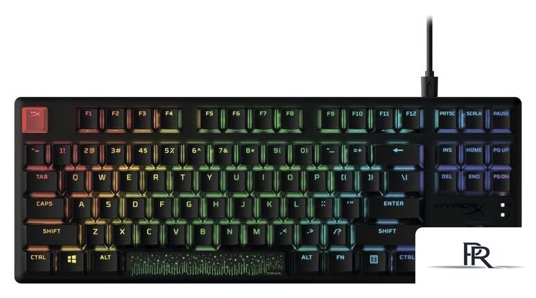 Клавиатура HyperX Alloy Origins Core PBT (HyperX Aqua, нет кириллицы) - Изображение №3 — Интернет-магазин ПроЗаказ