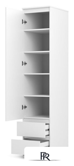 Шкаф-пенал MyStar Сноули 450 ИВ-121.16 (белый) - Изображение №5 — Интернет-магазин ПроЗаказ