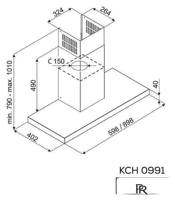 Кухонная вытяжка Kernau KCH 0991 B Kitchen Connect - Изображение №2 — Интернет-магазин ПроЗаказ