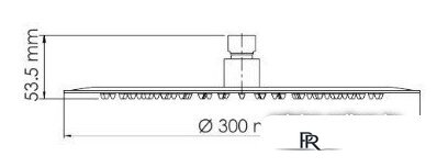 Верхний душ Wasserkraft A116 - Изображение №3 — Интернет-магазин ПроЗаказ