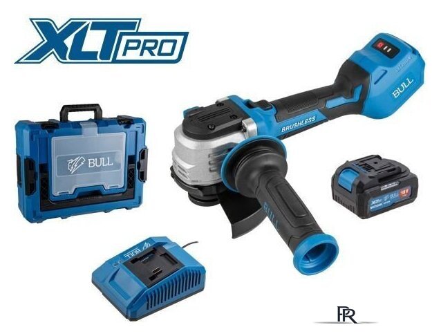 Угловая шлифмашина Bull CSG 1812-1 SR XLTpro Xcase 1333997 (с 1-м АКБ, кейс) - Изображение №1 — Интернет-магазин ПроЗаказ