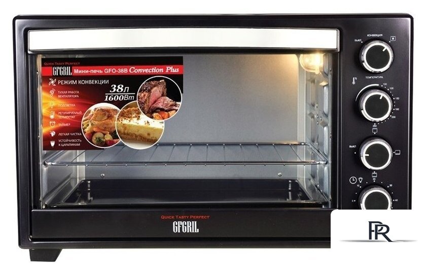 Мини-печь GFgril GFO-38B Convection Plus - Изображение №1 — Интернет-магазин ПроЗаказ