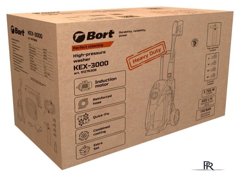 Мойка высокого давления Bort KEX-3000 + кружка - Изображение №12 — Интернет-магазин ПроЗаказ