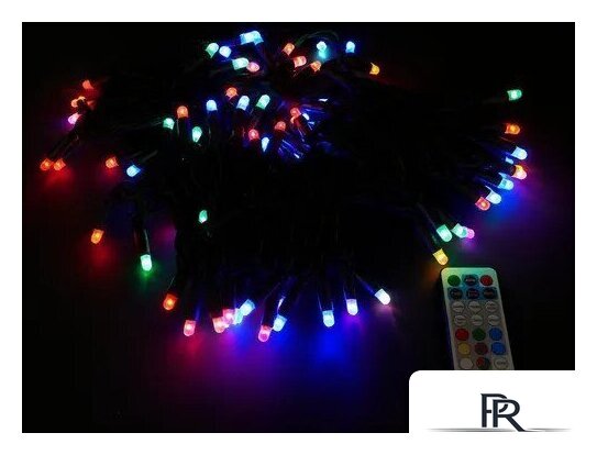 Светодиодная гирлянда ULED Стринг-лайт ULED-SL-100-24V-(B-ESR-RGB) - Изображение №1 — Интернет-магазин ПроЗаказ