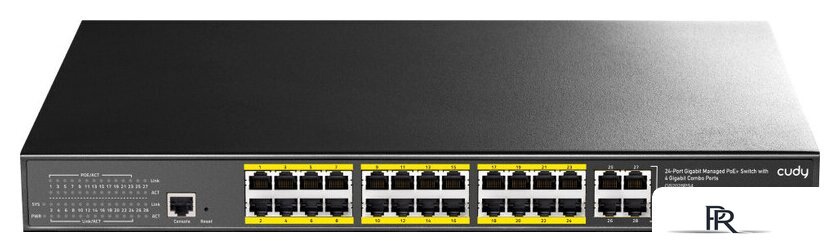 Управляемый коммутатор 2-го уровня Cudy GS2028PS4 400W - Изображение №1 — Интернет-магазин ПроЗаказ