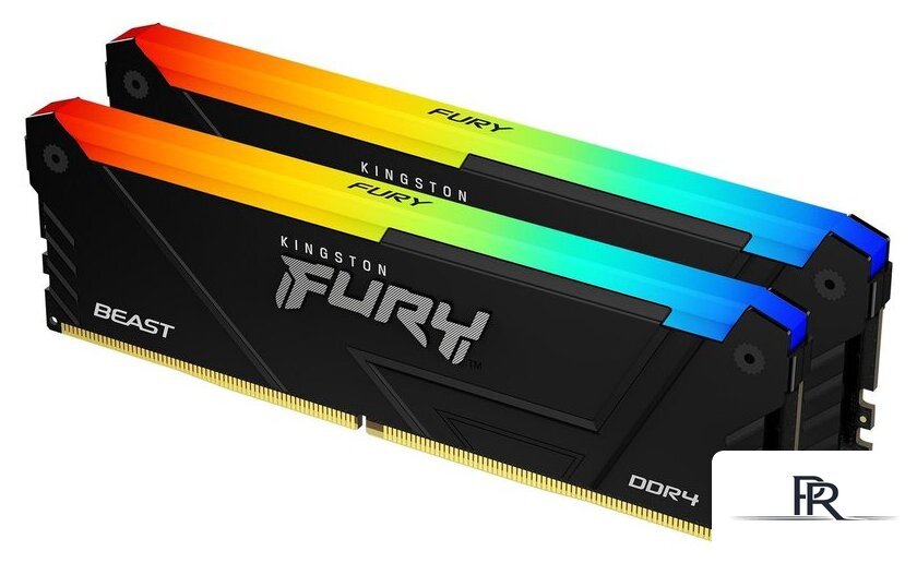Оперативная память Kingston FURY Beast RGB 2x32ГБ DDR4 3600 МГц KF436C18BB2AK2/64 - Изображение №1 — Интернет-магазин ПроЗаказ