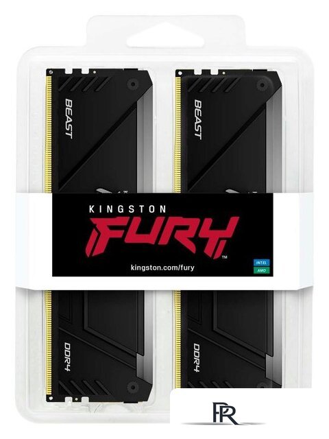 Оперативная память Kingston FURY Beast RGB 2x32ГБ DDR4 3600 МГц KF436C18BB2AK2/64 - Изображение №3 — Интернет-магазин ПроЗаказ