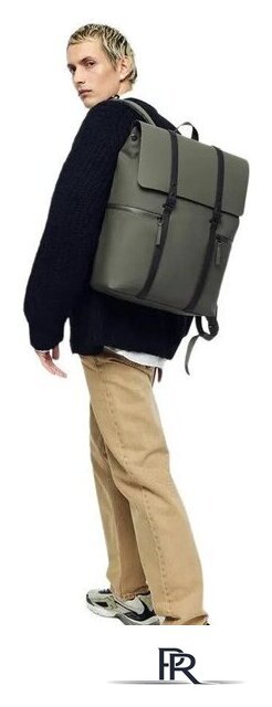 Городской рюкзак Gaston Luga Splаsh 2.0 16'' (оливковый) - Изображение №4 — Интернет-магазин ПроЗаказ