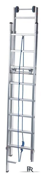 Лестница Новая высота NV 524 двухсекционная с тросовой тягой 2x20 ступеней - Изображение №1 — Интернет-магазин ПроЗаказ