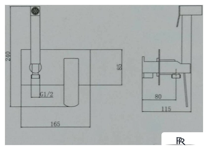 Гигиенический душ Haiba HB55548-7 - Изображение №2 — Интернет-магазин ПроЗаказ