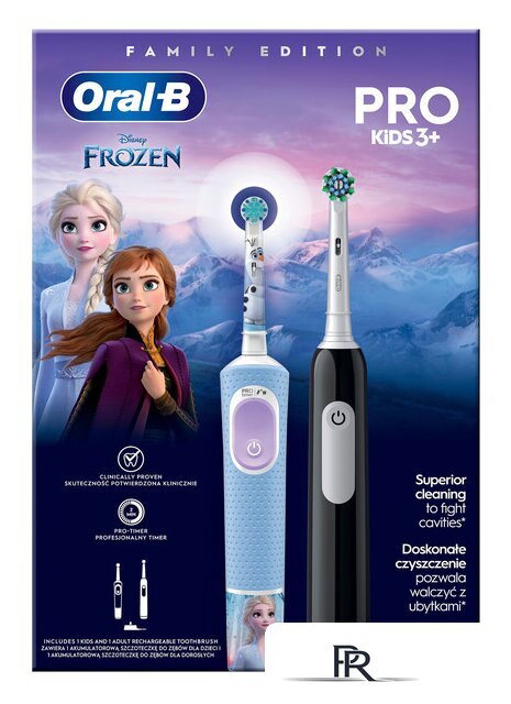 Комплект зубных щеток Oral-B Pro Series 1 + Oral-B Pro Kids Frozen 8006540784372 - Изображение №2 — Интернет-магазин ПроЗаказ