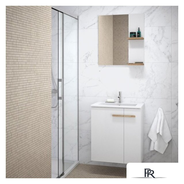  Lauter Тумба под умывальник Adri 59 (белый глянец) - Изображение №4 — Интернет-магазин ПроЗаказ