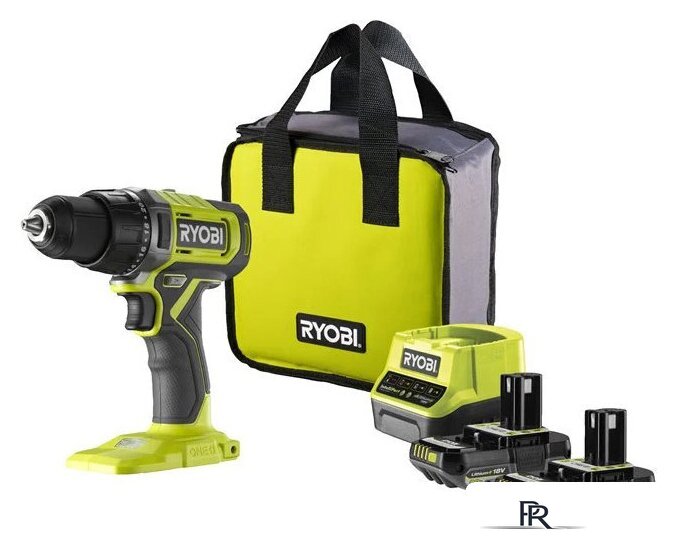 Дрель-шуруповерт Ryobi RDD18-2C20S 5133005520 (с 2-мя АКБ 2 Ач, сумка) - Изображение №1 — Интернет-магазин ПроЗаказ