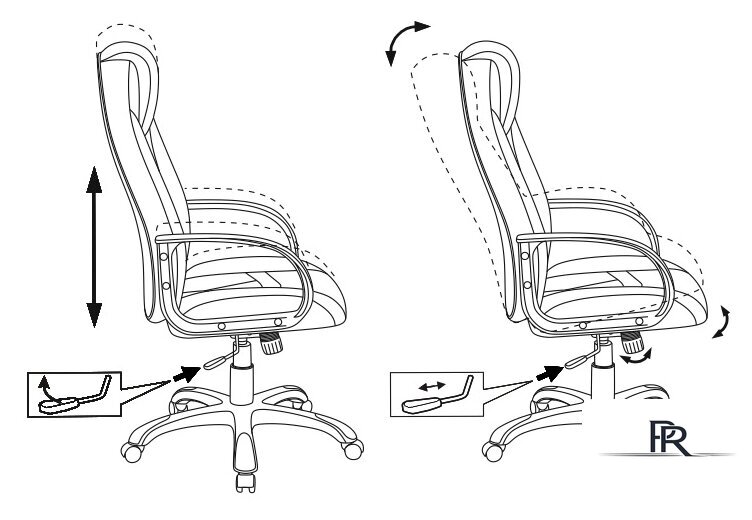 Игровое (геймерское) кресло Zombie VIKING-8/BL+BLUE (черный/синий) - Изображение №5 — Интернет-магазин ПроЗаказ