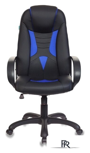 Игровое (геймерское) кресло Zombie VIKING-8/BL+BLUE (черный/синий) - Изображение №2 — Интернет-магазин ПроЗаказ