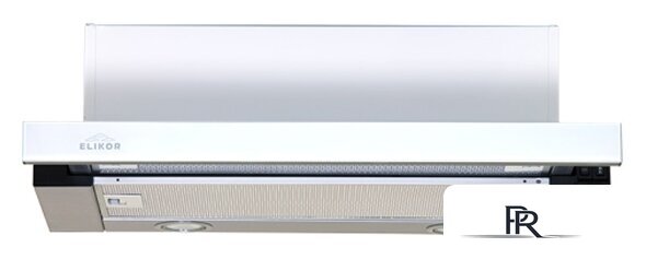 Кухонная вытяжка Elikor Интегра Glass 45Н-400-В2Д (нержавеющая сталь/белое стекло) (943433) - Изображение №1 — Интернет-магазин ПроЗаказ