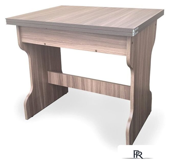 Кухонный стол Анмикс Раскладной ИП 01-340000 (ЛДСП, ясень шимо темный) - Изображение №1 — Интернет-магазин ПроЗаказ