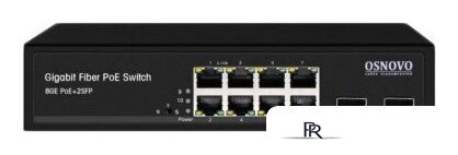 Неуправляемый коммутатор Osnovo SW-80802(150W) - Изображение №1 — Интернет-магазин ПроЗаказ