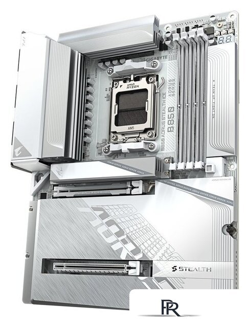 Материнская плата Gigabyte B850 Aorus Stealth Ice - Изображение №4 — Интернет-магазин ПроЗаказ