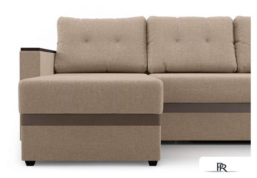 Диван Mio Tesoro Атланта Лайт 111 (Savana Camel/Ecostile Chocolate) - Изображение №7 — Интернет-магазин ПроЗаказ