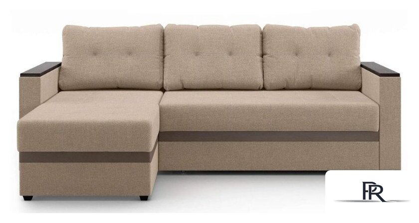 Диван Mio Tesoro Атланта Лайт 111 (Savana Camel/Ecostile Chocolate) - Изображение №2 — Интернет-магазин ПроЗаказ