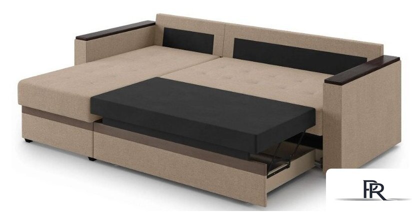 Диван Mio Tesoro Атланта Лайт 111 (Savana Camel/Ecostile Chocolate) - Изображение №5 — Интернет-магазин ПроЗаказ