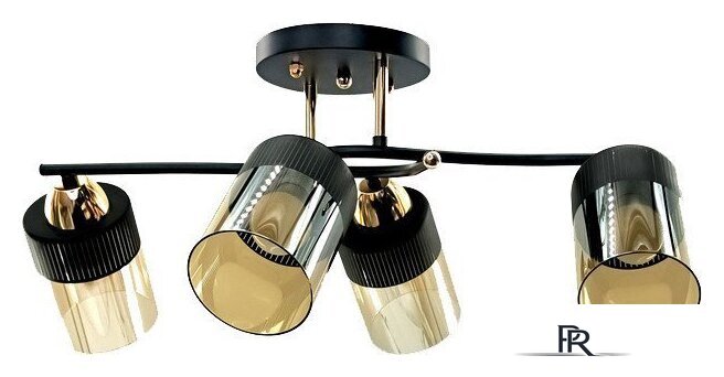 Люстра средней высоты Aitin Pro НПБ 02-4х60-101 9131/4 (золото/черный) - Изображение №1 — Интернет-магазин ПроЗаказ