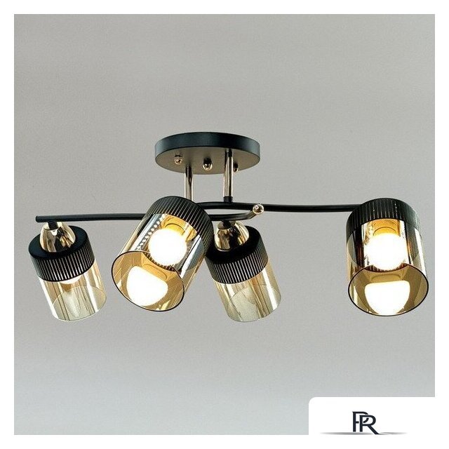 Люстра средней высоты Aitin Pro НПБ 02-4х60-101 9131/4 (золото/черный) - Изображение №2 — Интернет-магазин ПроЗаказ