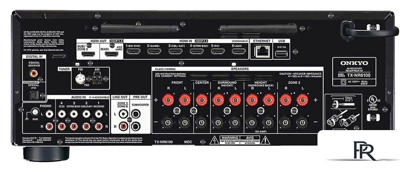 AV ресивер Onkyo TX-NR6100 - Изображение №4 — Интернет-магазин ПроЗаказ