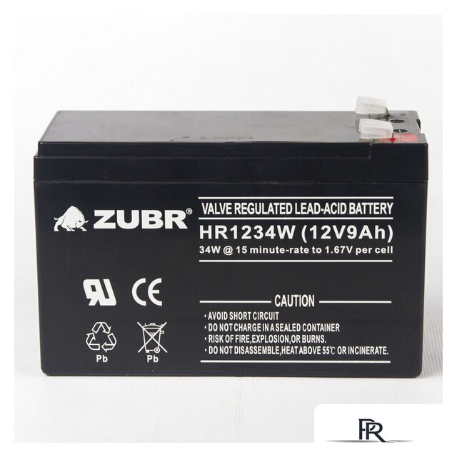 Аккумулятор для ИБП Zubr HR1234W 12V9Ah - Изображение №1 — Интернет-магазин ПроЗаказ