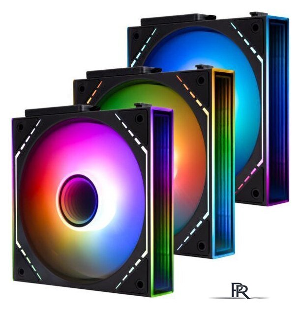 Комплект вентиляторов для корпуса Thermalright TL-M12Q-S X3 (черный) - Изображение №2 — Интернет-магазин ПроЗаказ