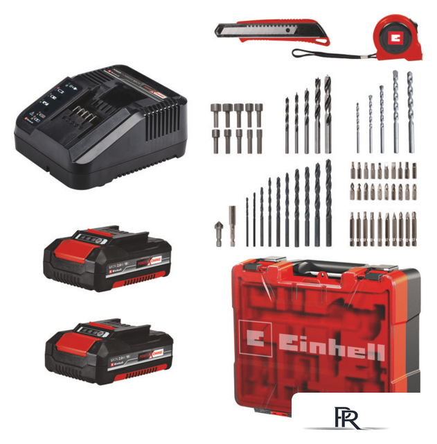 Ударная дрель-шуруповерт Einhell TE-CD 18/40 Li-i +64 4513992 (с 2-мя АКБ, кейс) - Изображение №4 — Интернет-магазин ПроЗаказ
