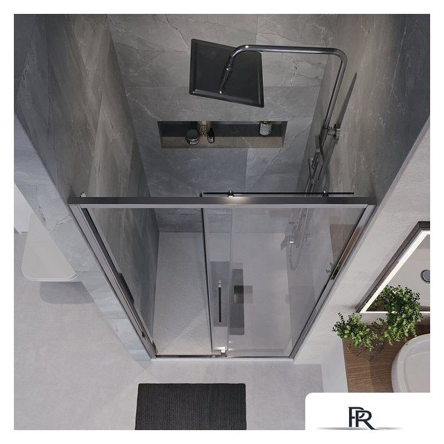 Душевая дверь Niagara NG-64-11A 110x195 (хром/прозрачное стекло) - Изображение №10 — Интернет-магазин ПроЗаказ