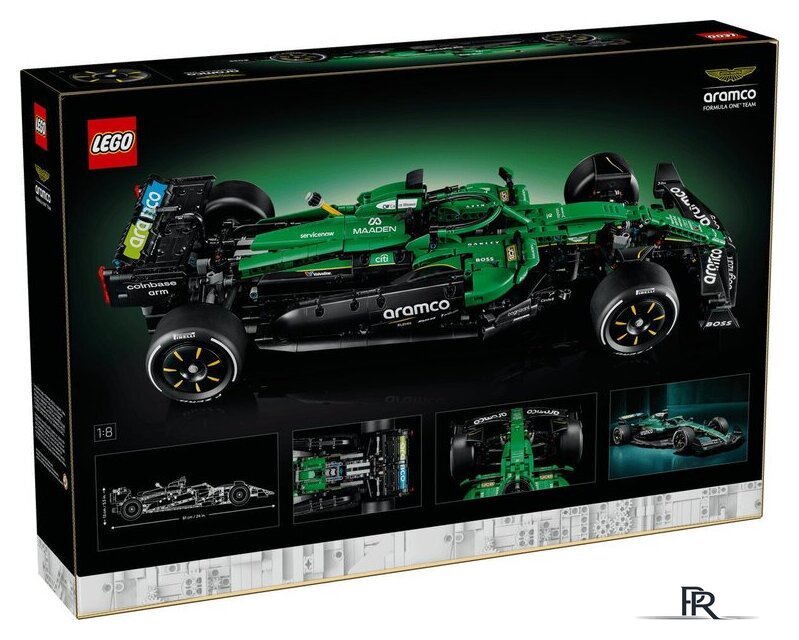 Конструктор LEGO Technic 42240 Aston Martin Aramco AMR25 F1 - Изображение №23 — Интернет-магазин ПроЗаказ