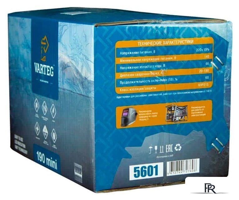 Сварочный инвертор FoxWeld Varteg 190 Mini - Изображение №5 — Интернет-магазин ПроЗаказ