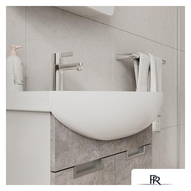  Volna Тумба под умывальник Vario Z 50.2D Рива (бетон, напольная) - Изображение №4 — Интернет-магазин ПроЗаказ