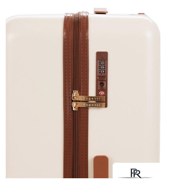 Чемодан-спиннер Bugatti Amelia 49716250 (бежевый) - Изображение №7 — Интернет-магазин ПроЗаказ