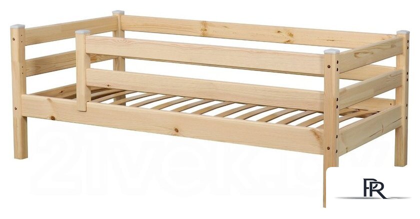 Кровать-тахта Мебельград Соня 70x160 (белый/прозрачный лак) - Изображение №2 — Интернет-магазин ПроЗаказ