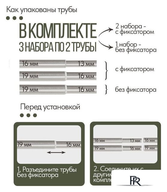 Карниз для штор UG Home Раздвижной 2-рядный 2UT-230-330-SN (атласный никель, 2.3-3.3м) - Изображение №8 — Интернет-магазин ПроЗаказ