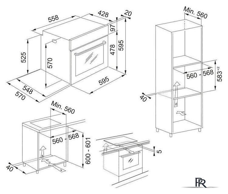 Электрический духовой шкаф Franke Smart FSM 82 H XS - Изображение №3 — Интернет-магазин ПроЗаказ