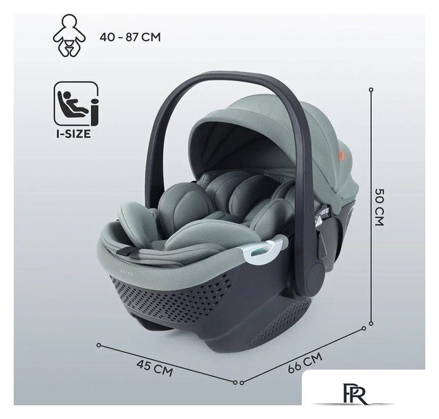 Детское автокресло Rant Aster Zero AY378 (оливковый) - Изображение №4 — Интернет-магазин ПроЗаказ